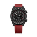 Air Pro 43mm - Black on Red Rubber Strap