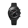 Speedmaster Dark Side of the Moon Black Ceramic 44.25mm - Black on Rubber Strap