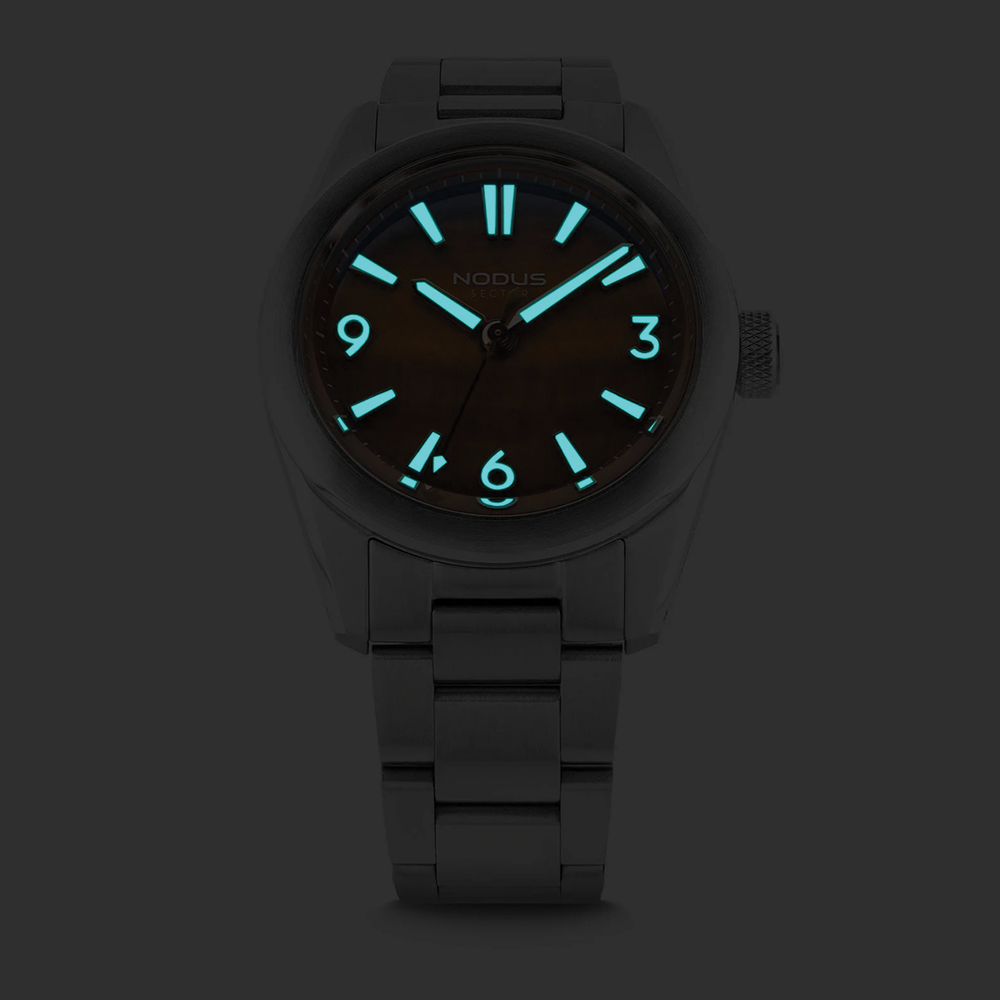 Sector II Sport Tiger's Eye 38mm - Brown on Bracelet