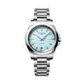 Conquest Quartz 34mm - Mint Blue on Bracelet