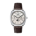Brunswick Perpetual Calendar Limited Edition 39mm - White on Leather Strap