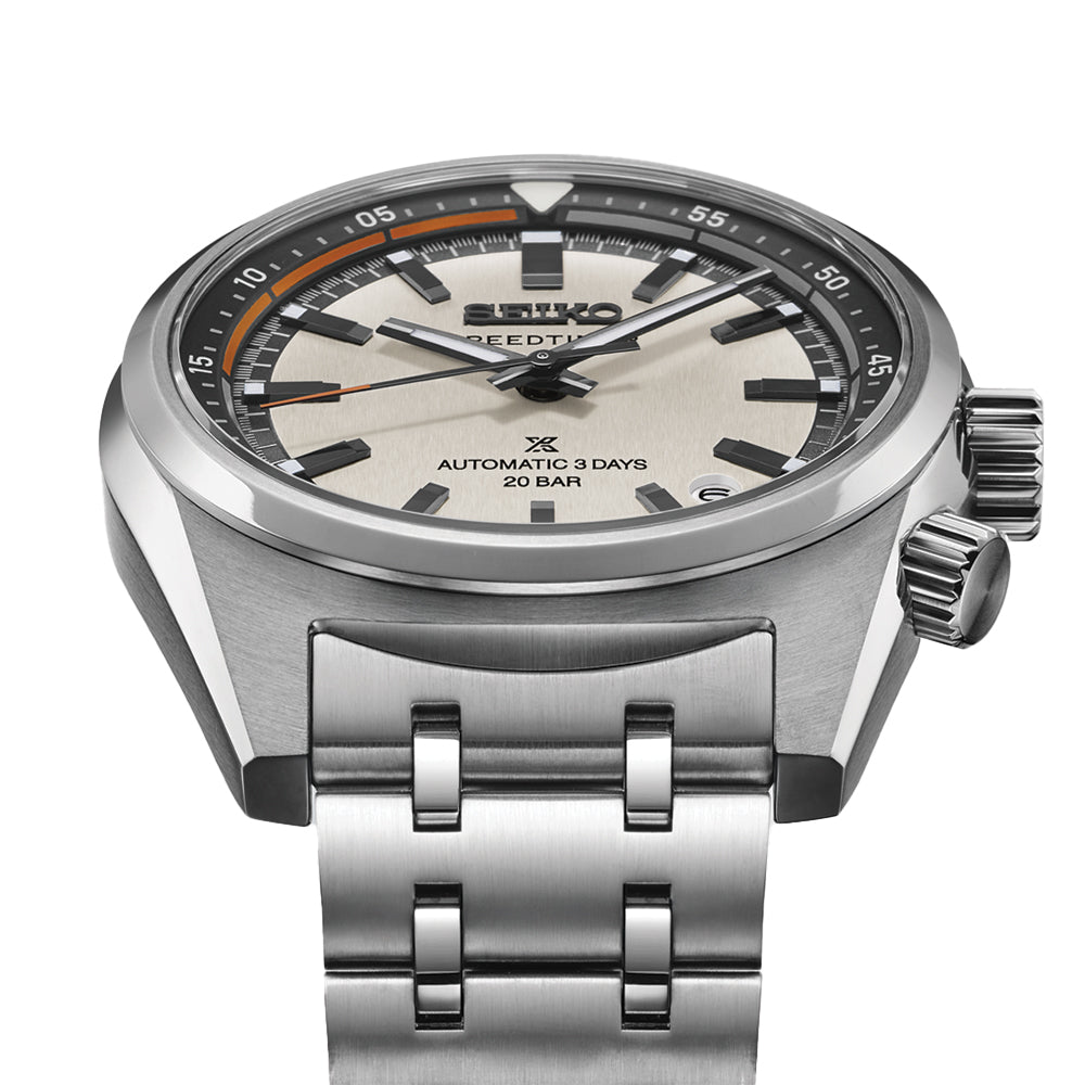 SPB513 Prospex Speedtimer 39.5mm - White on Bracelet