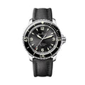 Fifty Fathoms Automatique Steel 42.3mm - Black on Sail-Canvas Strap