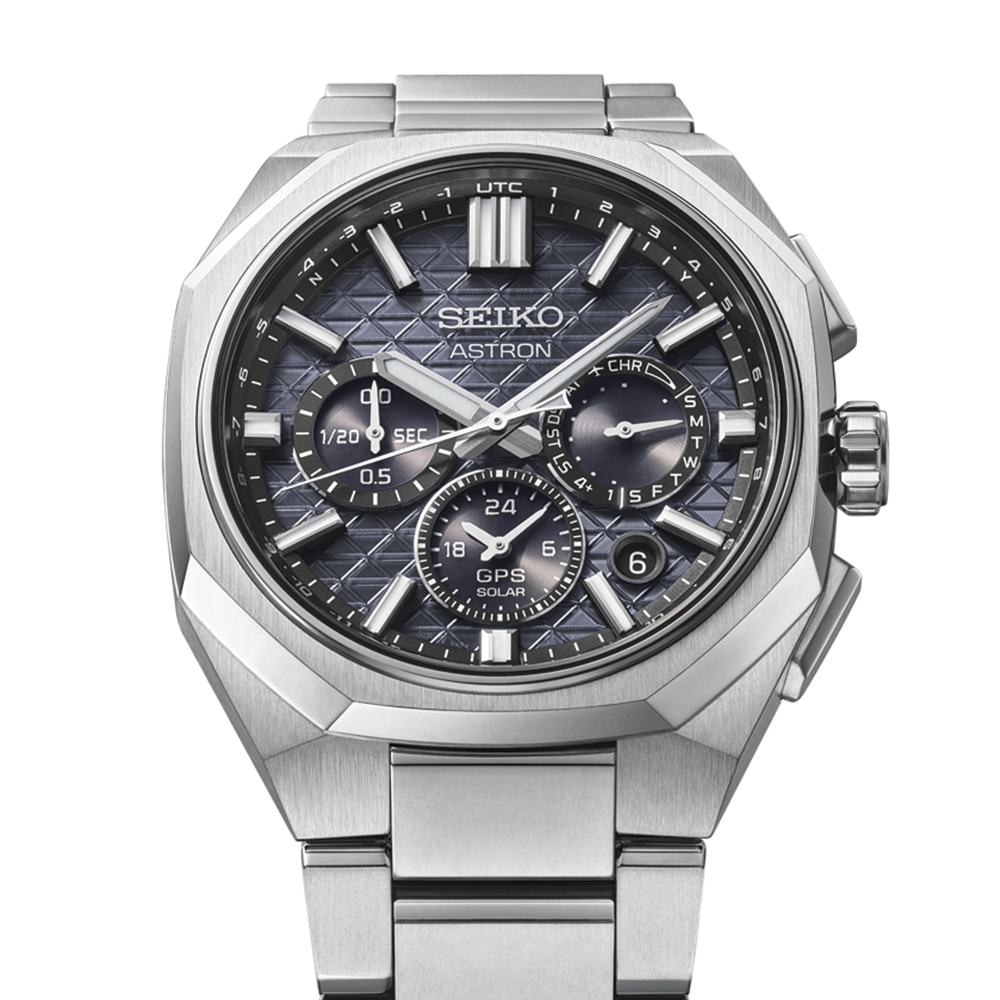 HAB002 Astron 43.4mm - Blue on Bracelet
