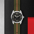Ranger 39mm - Black on Fabric Strap