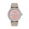 Club Campus Steel Back 36mm - Rose on Leather Strap