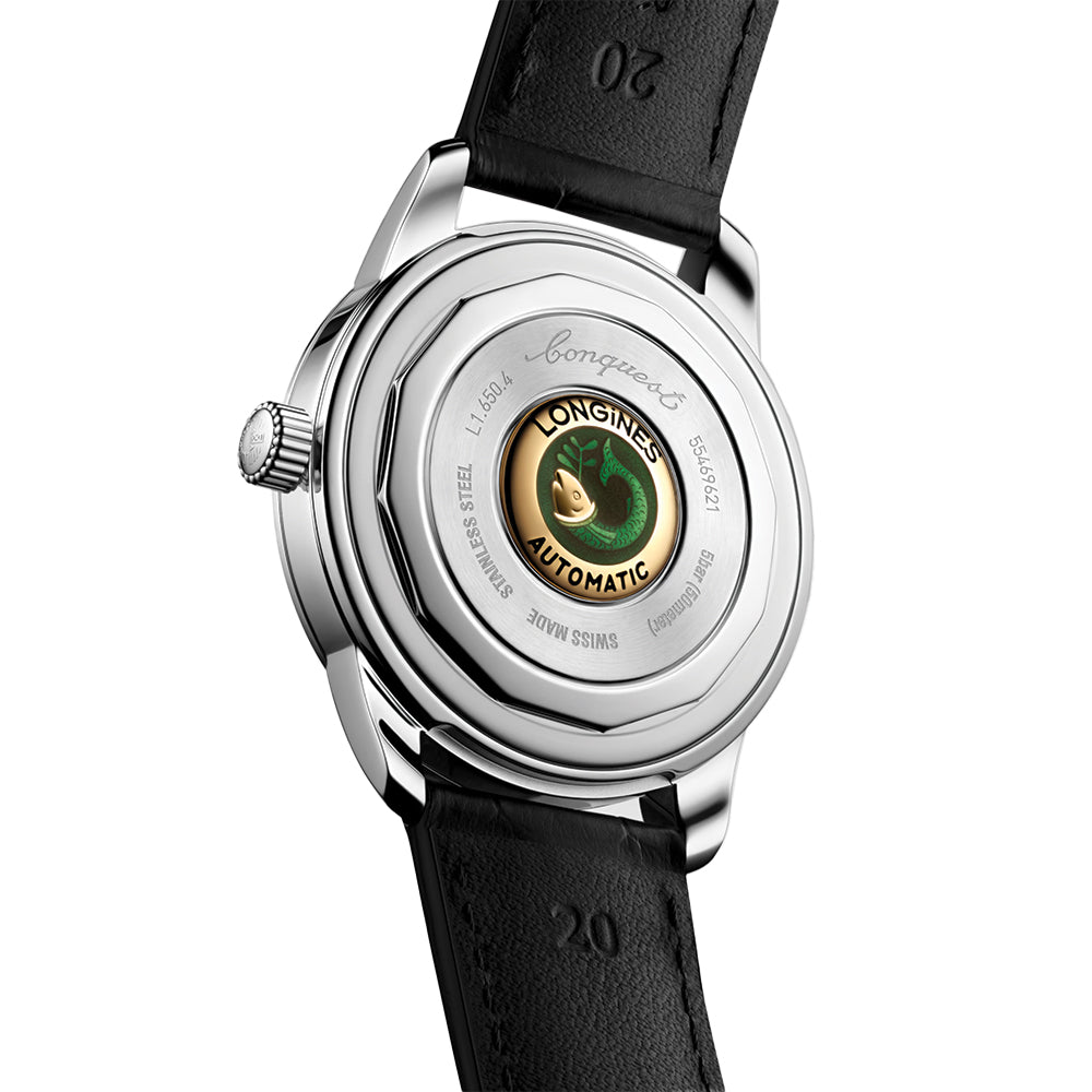 Conquest Heritage 40mm - Green on Leather Strap