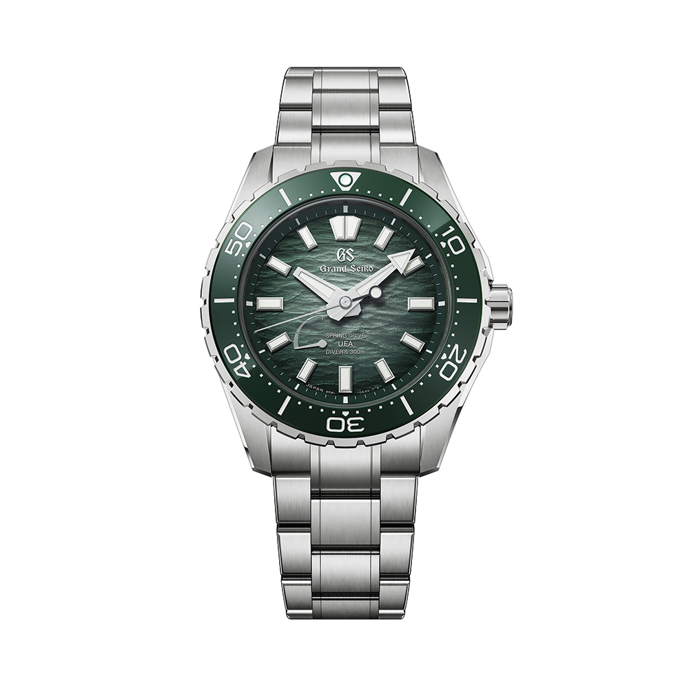 SLGB025 Spring Drive UFA Ushio 300 Diver 40.8mm - Green on Bracelet