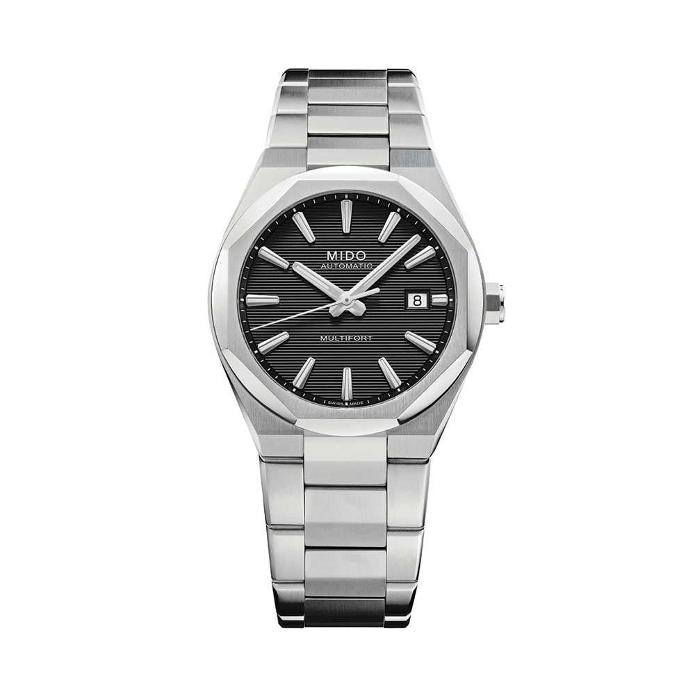 Multifort 8 One Crown 40mm - Black on Bracelet