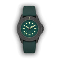 U1-RIO Modello Uno green dial watch with dark green leather strap