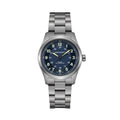 Khaki Field Titanium Auto 38mm - Blue on Bracelet