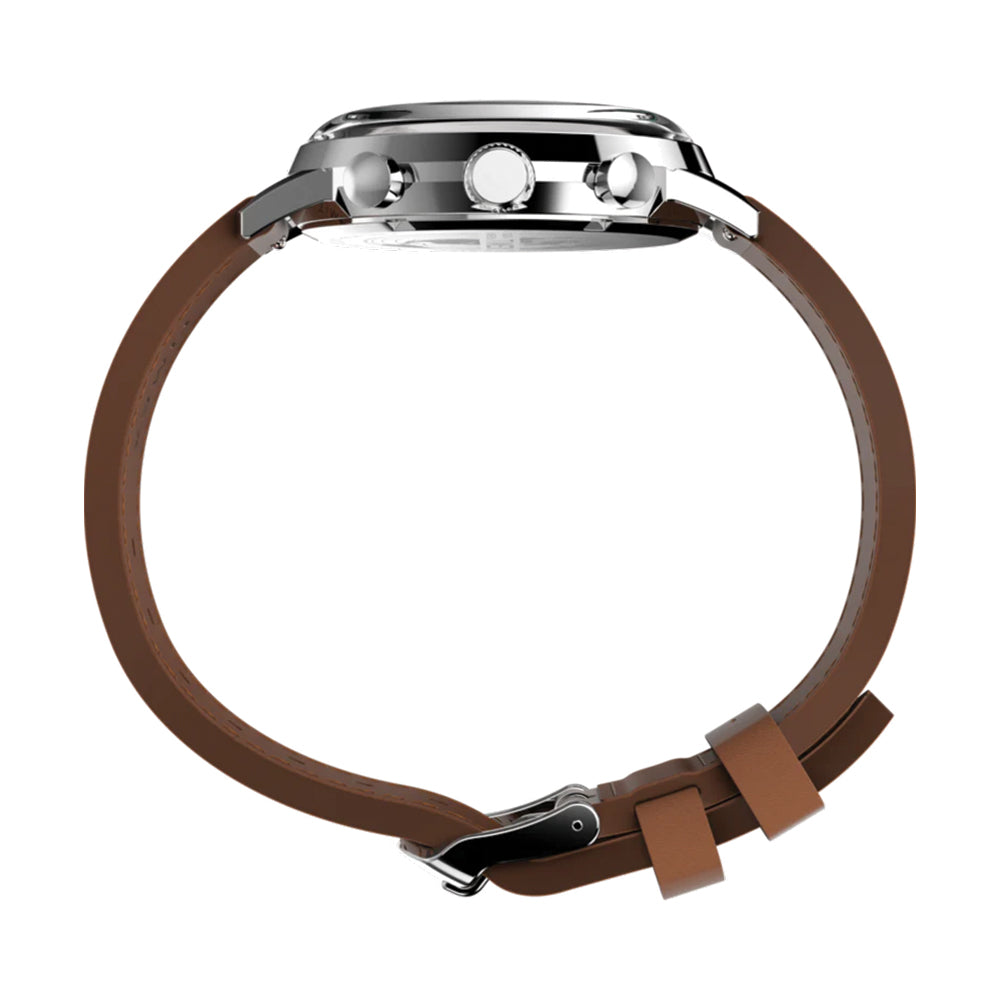 Marlin® Chronograph Tachymeter 40mm - Green on Leather Strap