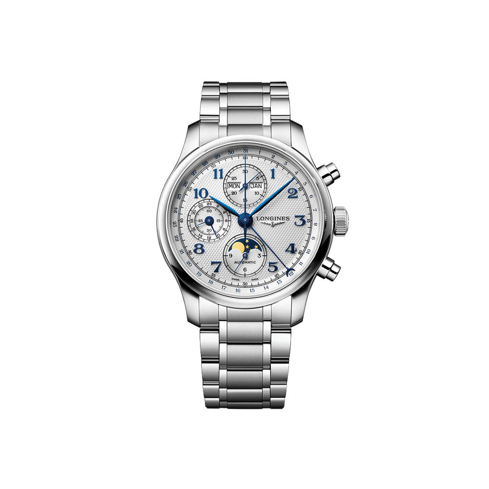 Master Chrono Moonphase 41mm - Silver on Bracelet