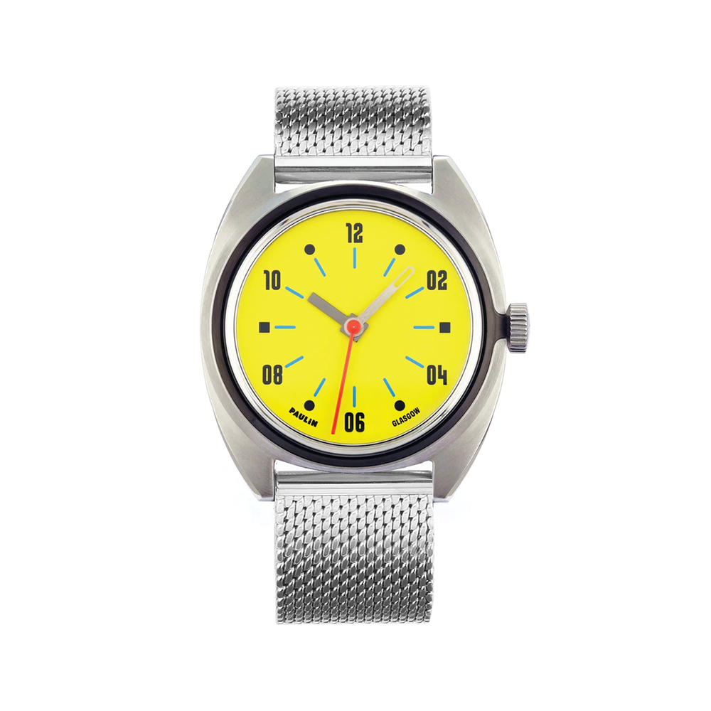 Modul A Quartz 35mm - Yellow on Bracelet