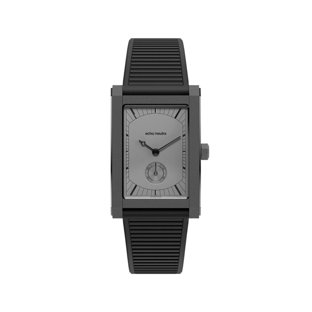 Rivanera Small Seconds 40mm - Grey on Rubber Strap w/ Additional Strap