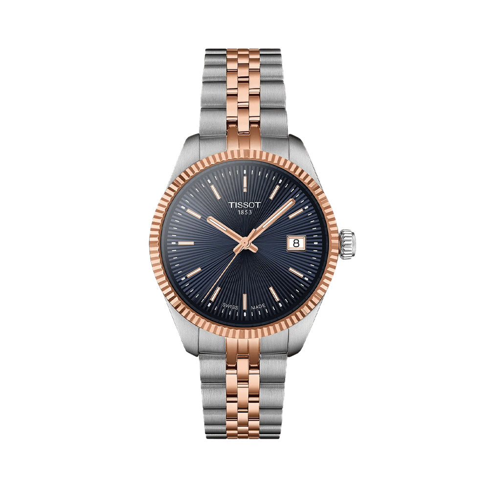 Ballade Quartz 34mm - Blue on Two-Tone Bracelet