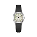 Beige dial cushion shaped American Classic Mechanical 30mm on black leather strap