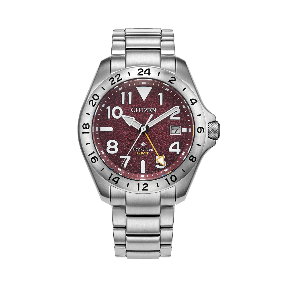 Promaster Land GMT 39.5mm - Red on Bracelet
