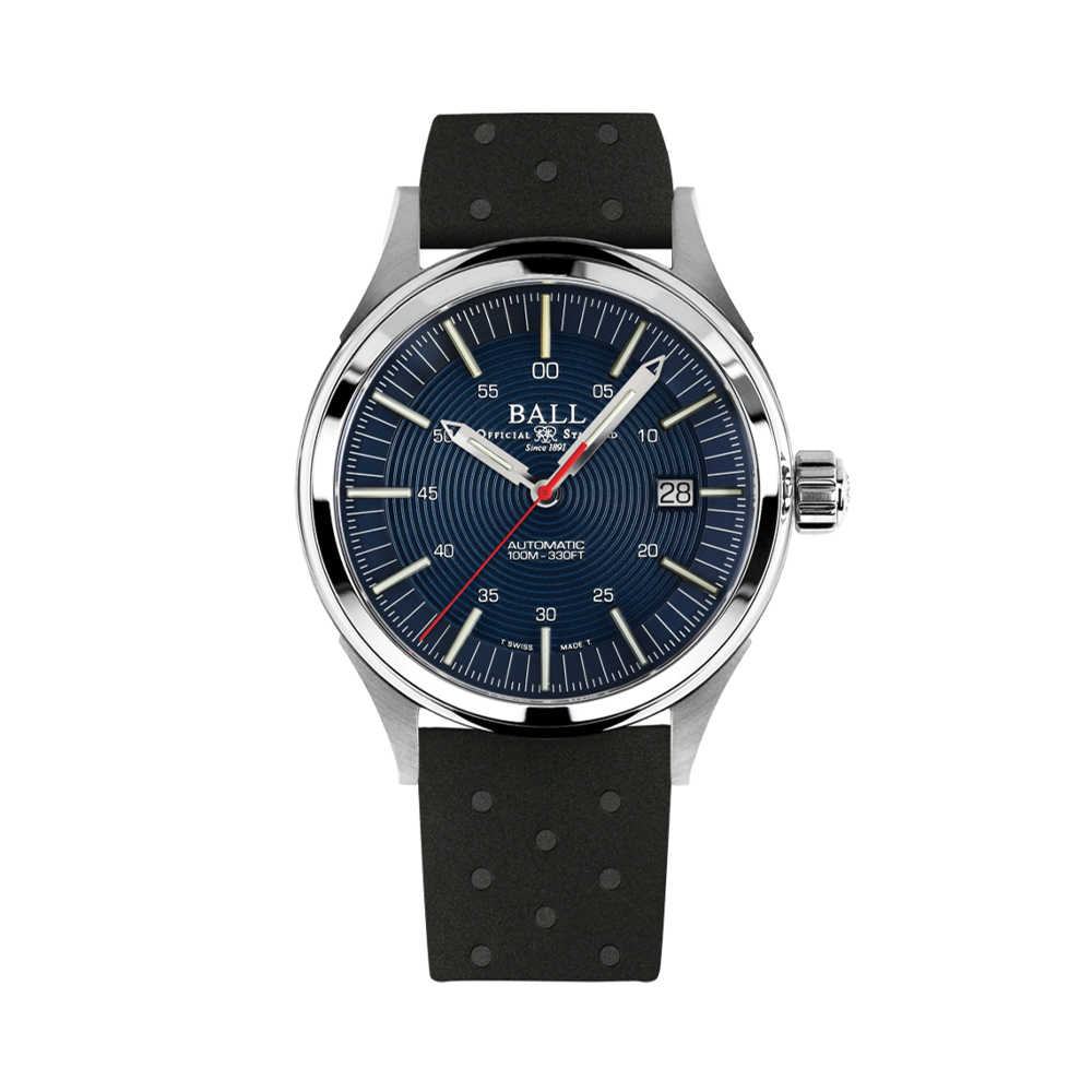 Fireman Nightbreaker 40mm - Blue on Leather Strap