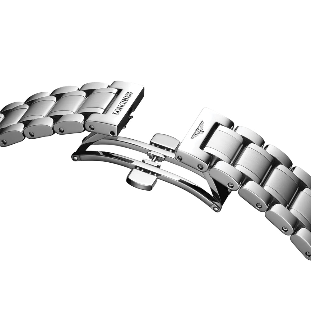 Master Collection Chrono Moonphase 40mm - Silver on Bracelet
