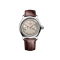 Master Chrono Monopusher Manual 41mm - Silver Opaline on Leather Strap