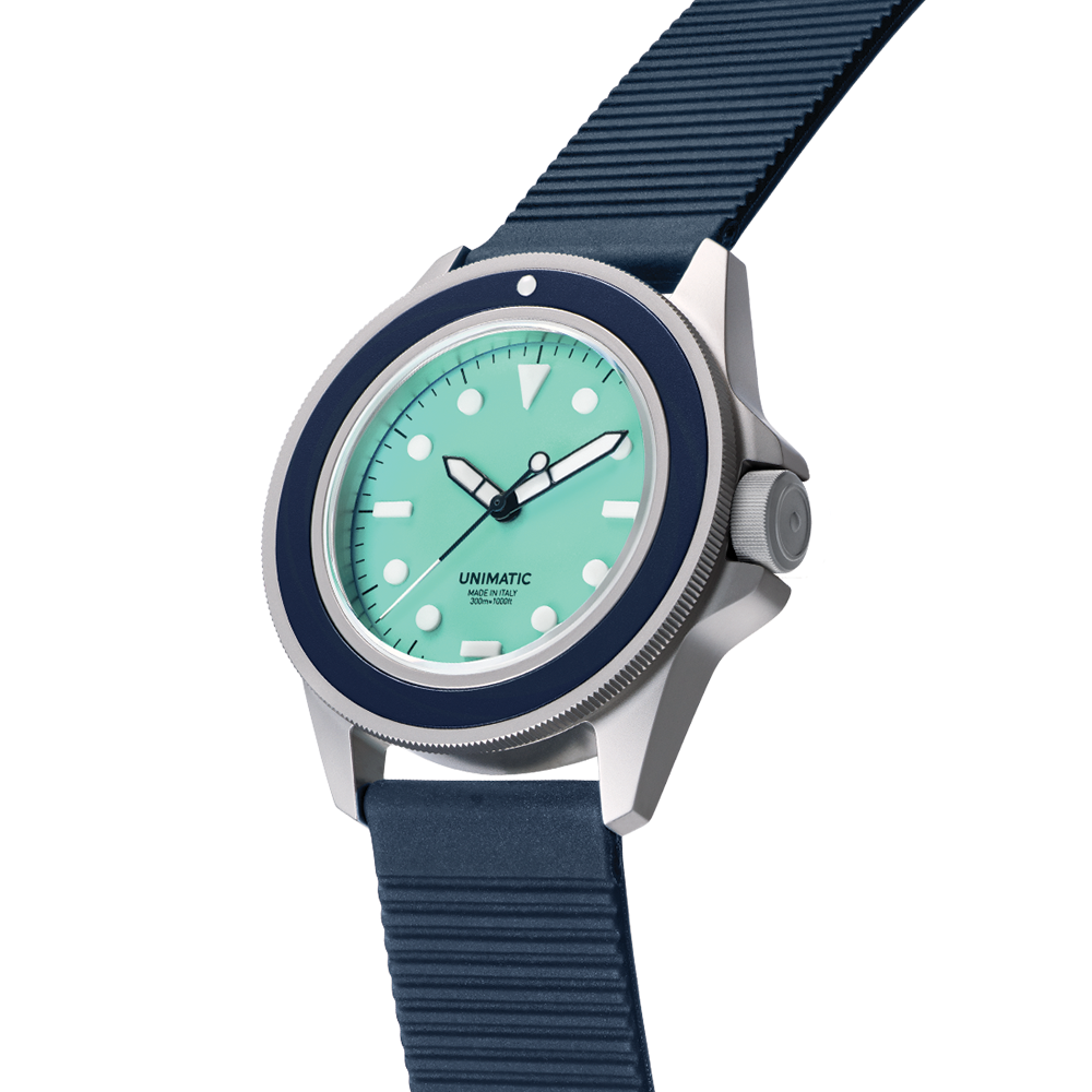 UT1-IPT Limited Edition 40mm - Acqua Iaguna on Fabric Strap
