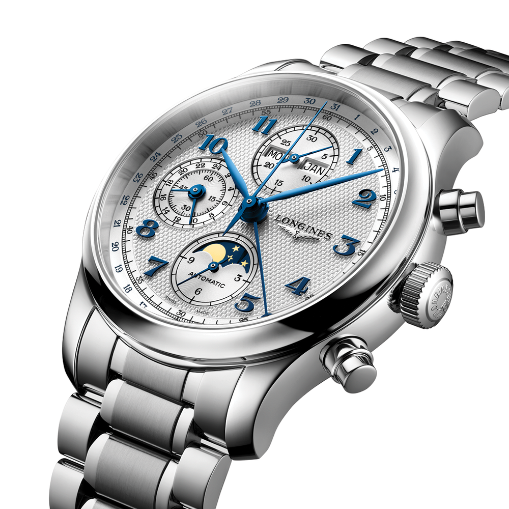 Master Chrono Moonphase 41mm - Silver on Bracelet