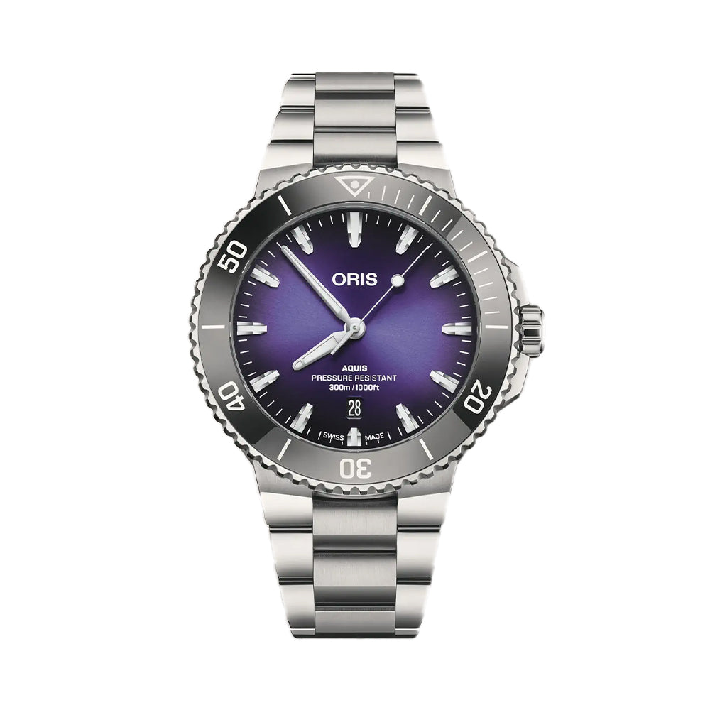 Aquis Date Tungsten Bezel 