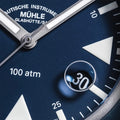 SAR Rescue Timer Automatic 42mm - Nautic Blue on Rubber Strap