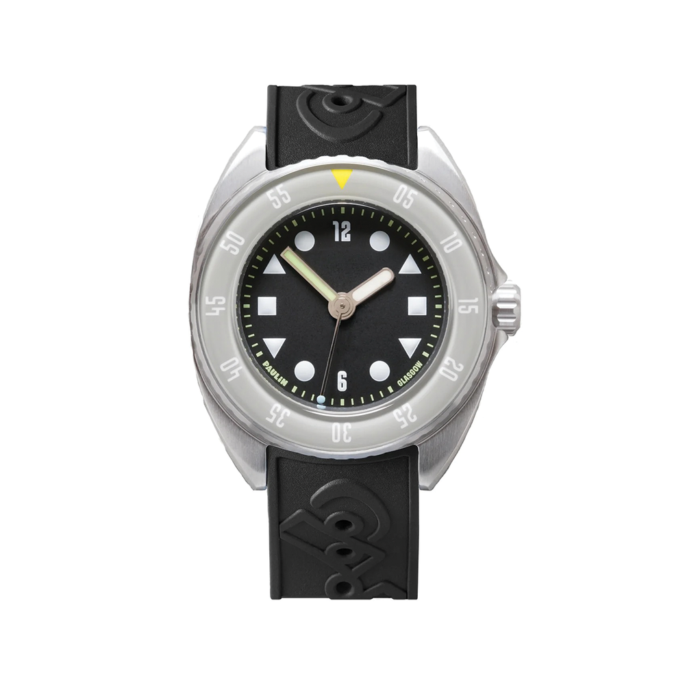 Mara 39.7mm - Black on Rubber