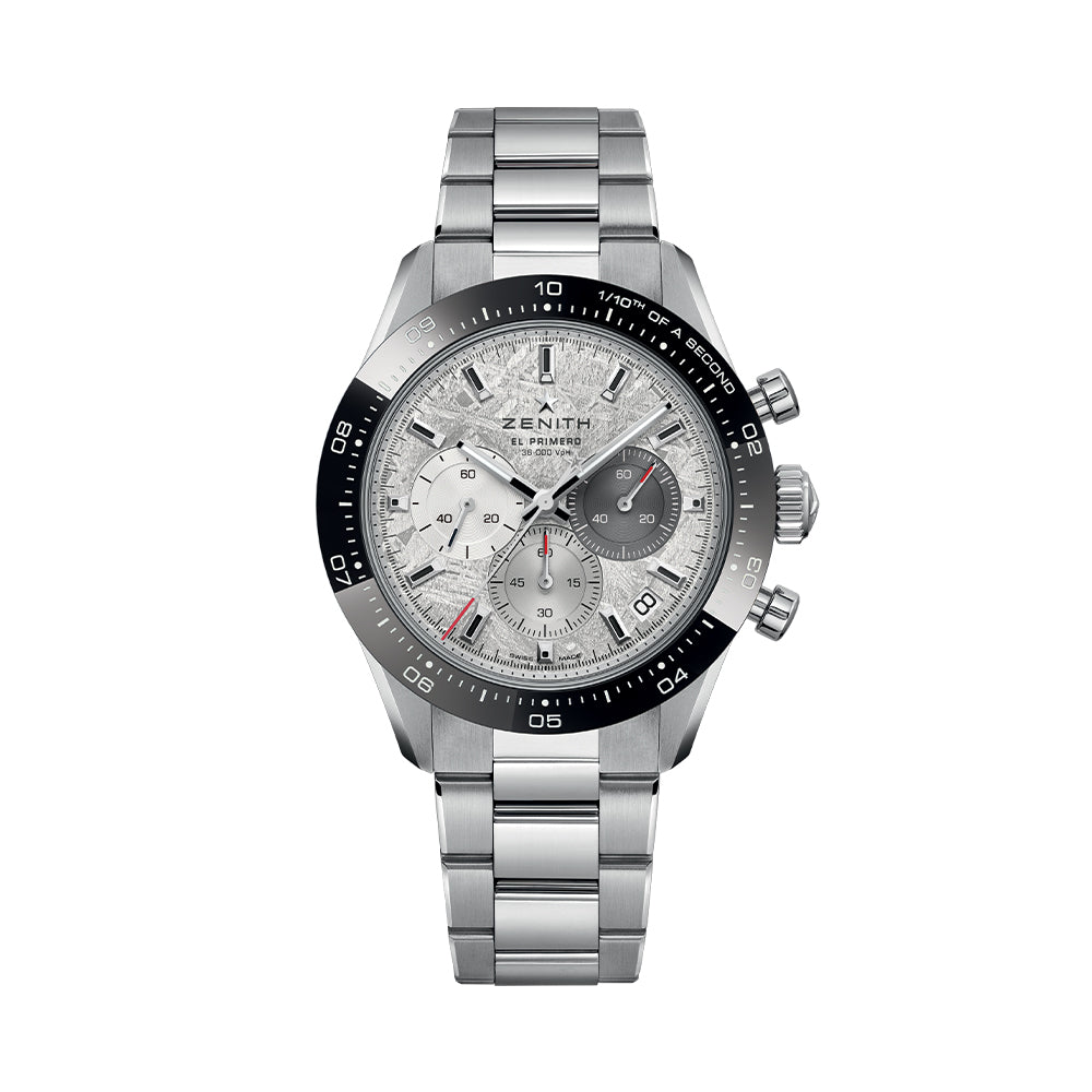 Chronomaster Sport 41mm - Grey on Bracelet w/ Extra Rubber Strap