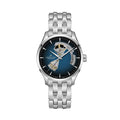 Jazzmaster Open Heart Auto 40mm - Blue on Bracelet