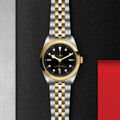 Black Bay One S&G 36mm - Black, Diamond-Set on Bracelet