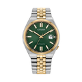 Tsuyosa 60 Automatic Two-Tone 40mm - Green on Bracelet