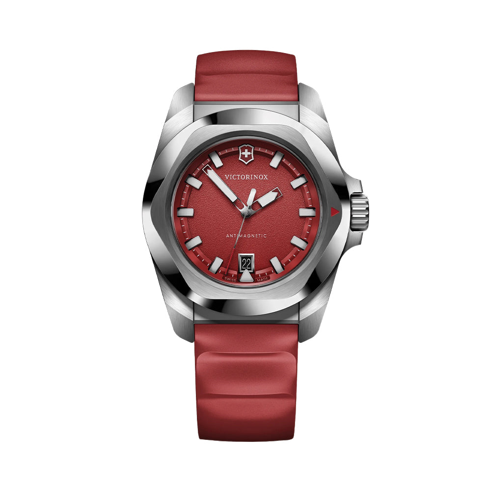 I.N.O.X. 41mm - Red on Rubber Strap