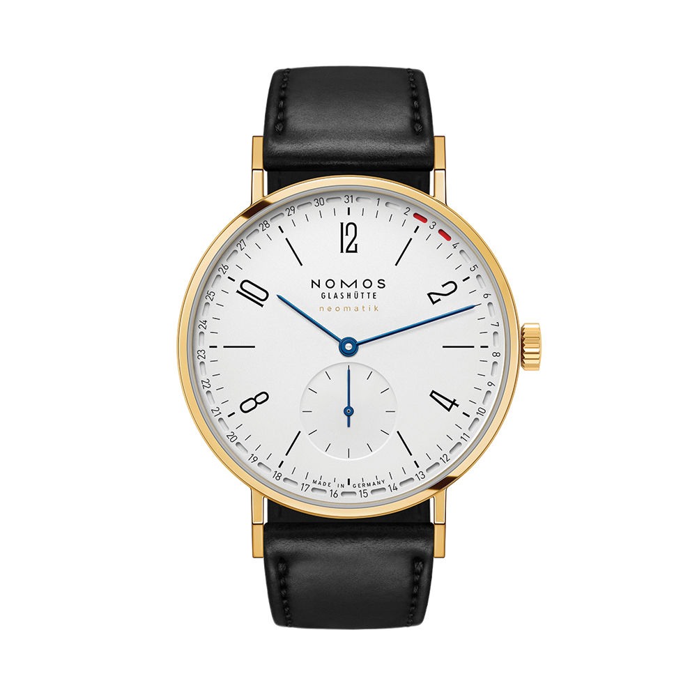 Tangente Neomatik Update Gold 38.5mm - White on Leather Strap