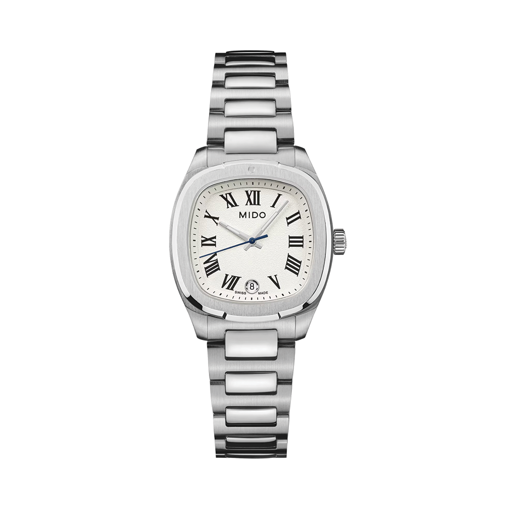 Multifort TV Quartz 28mm - Ivory on Bracelet