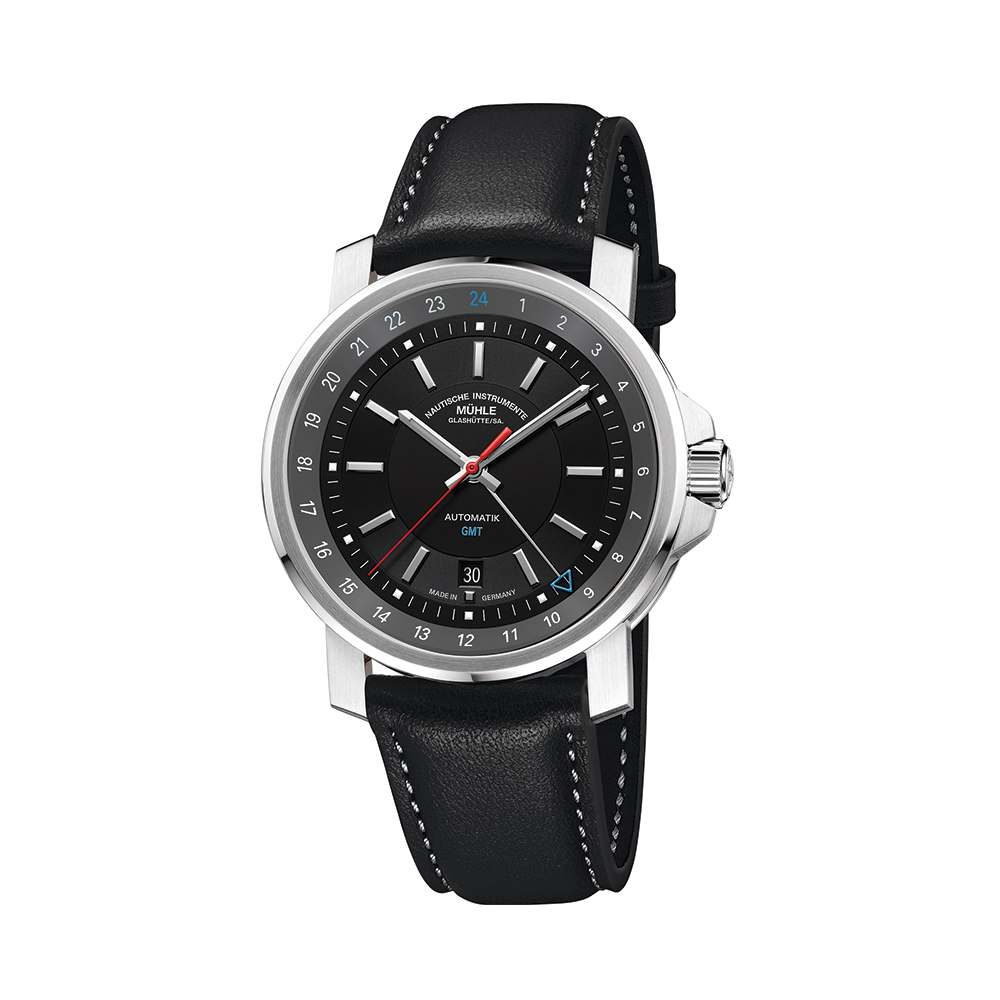 29er Big GMT 42.4mm - Anthracite on Leather Strap