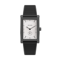 Rivanera Small Seconds 40mm - White on Rubber Strap w/ Additional Strap