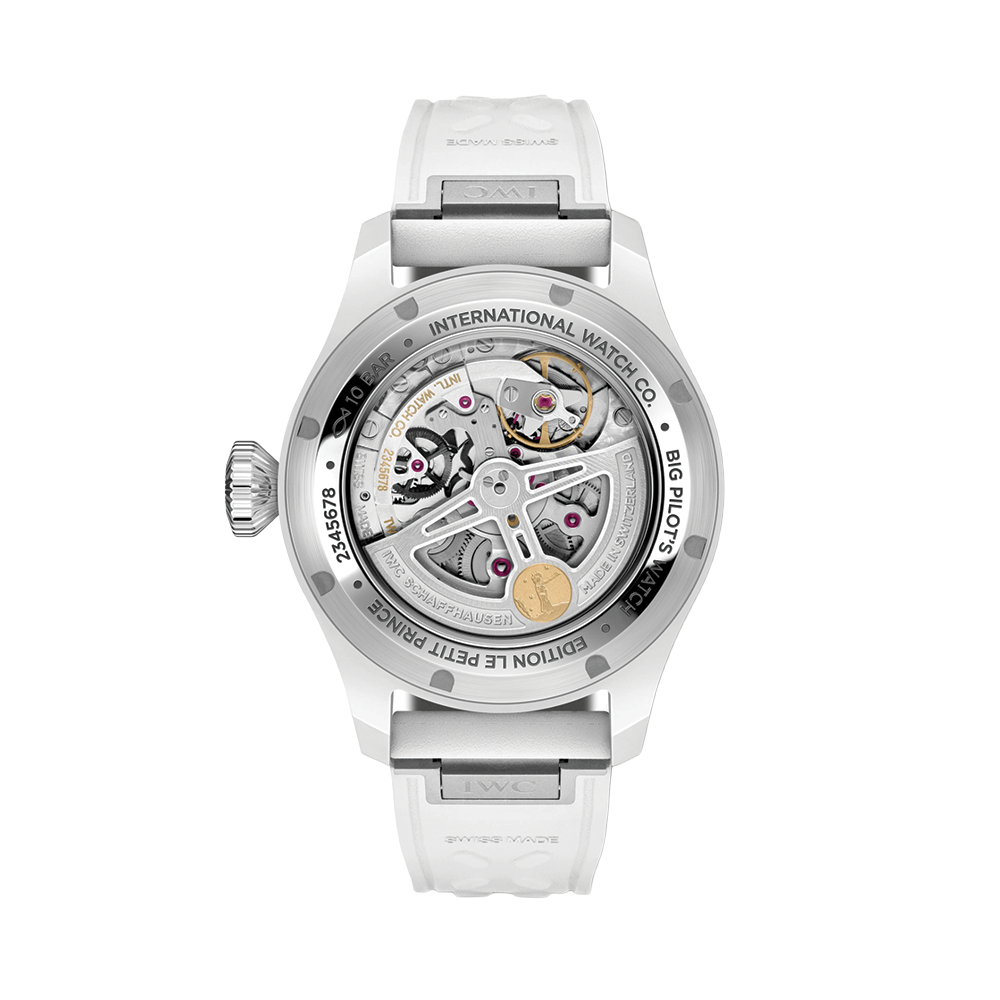 Big Pilot's Watch Perpetual Calendar ProSet Le Petit Prince Ceramic 42.9mm - Blue on Rubber Strap