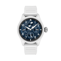 Big Pilot's Watch Perpetual Calendar ProSet Le Petit Prince Ceramic 42.9mm - Blue on Rubber Strap
