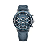 Freelancer Automatic Chronograph Ceramic Bezel 43.5mm - Blue on Leather Strap