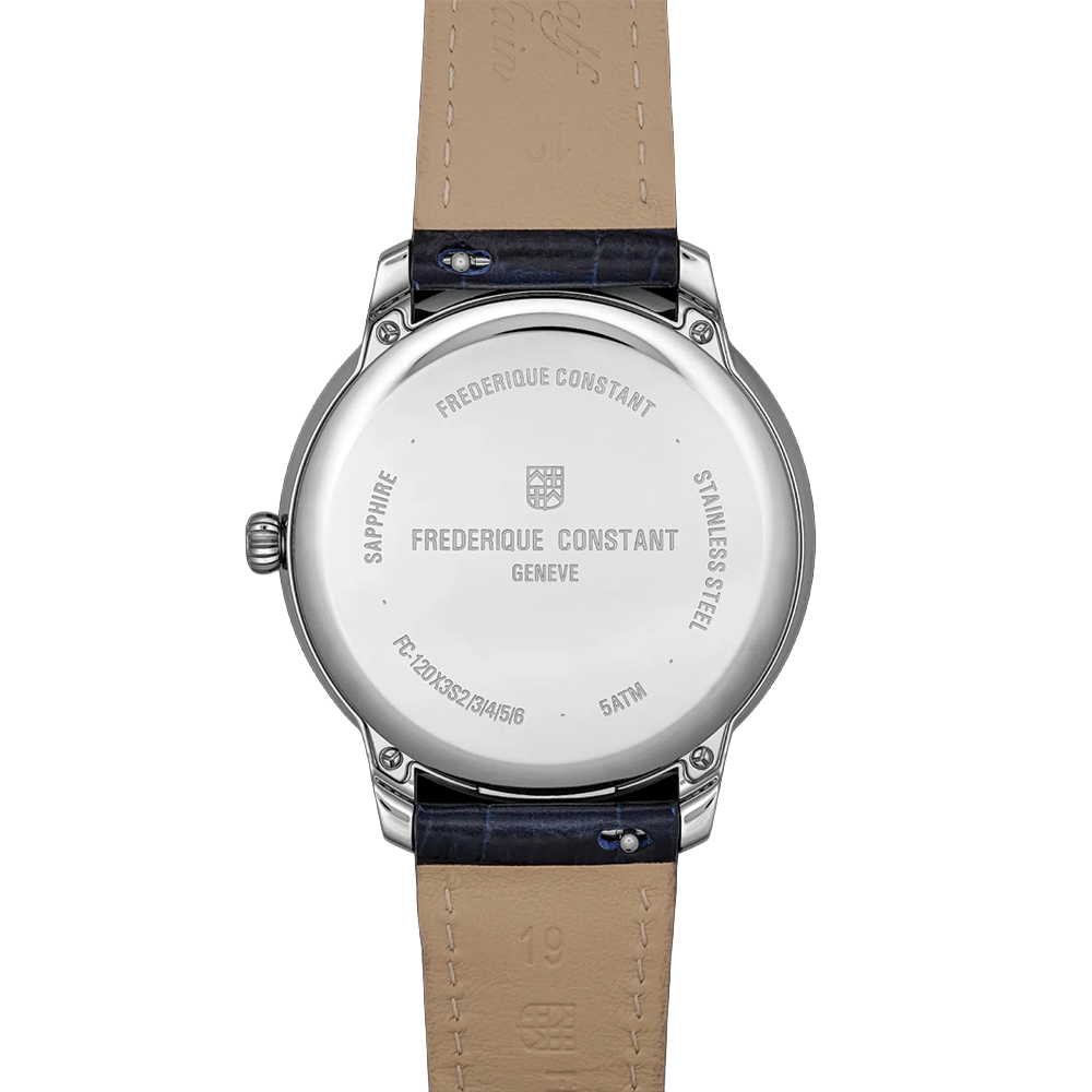 Classics Moneta Solarmetre 39mm - Blue on Leather Strap