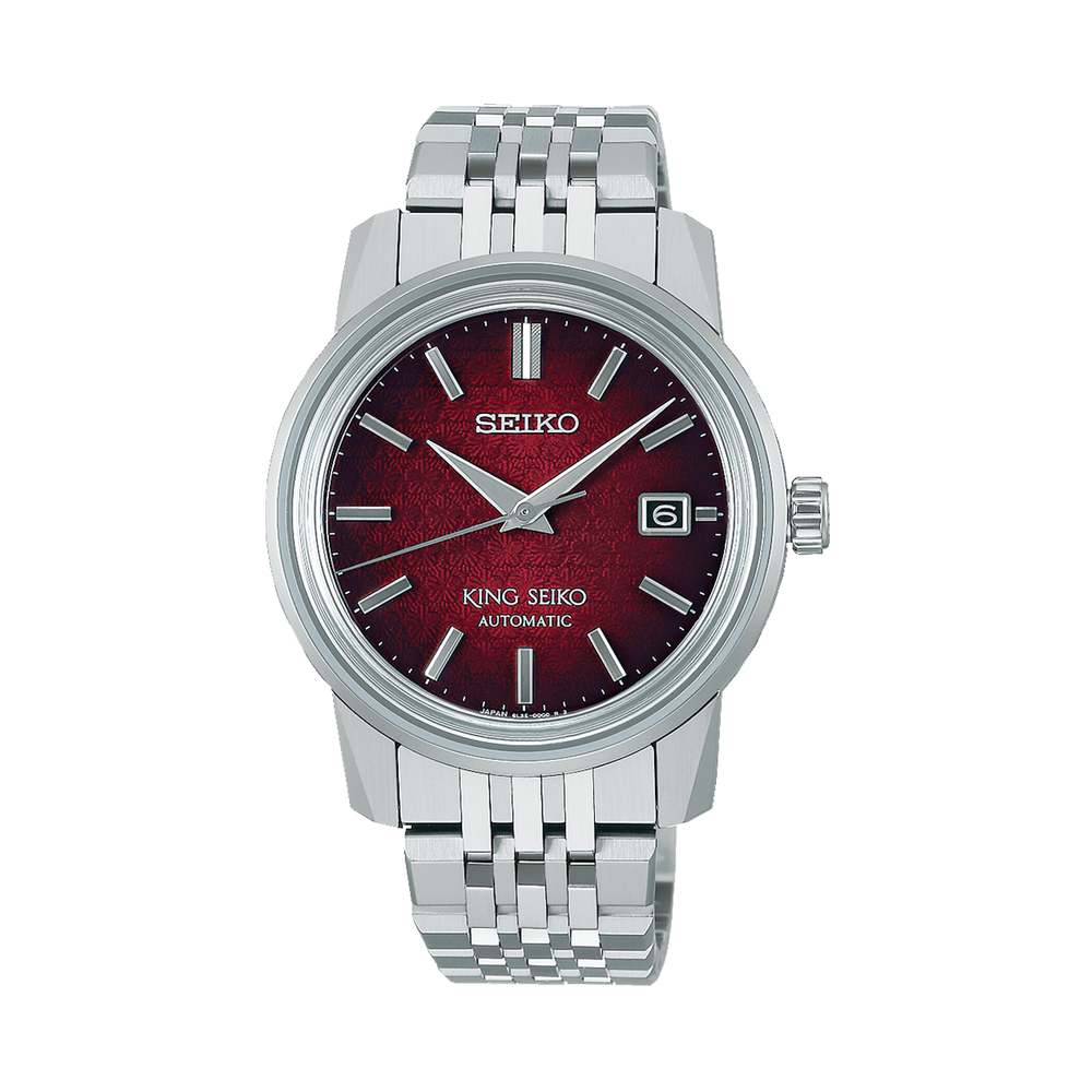 SJE103 King Seiko KSK 38.6mm - Red on Bracelet