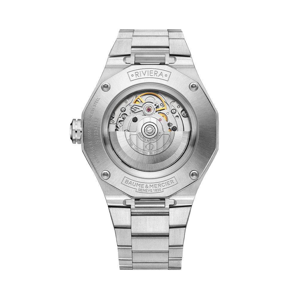 Riviera 10620 Automatic Date 42mm - Blue on Bracelet