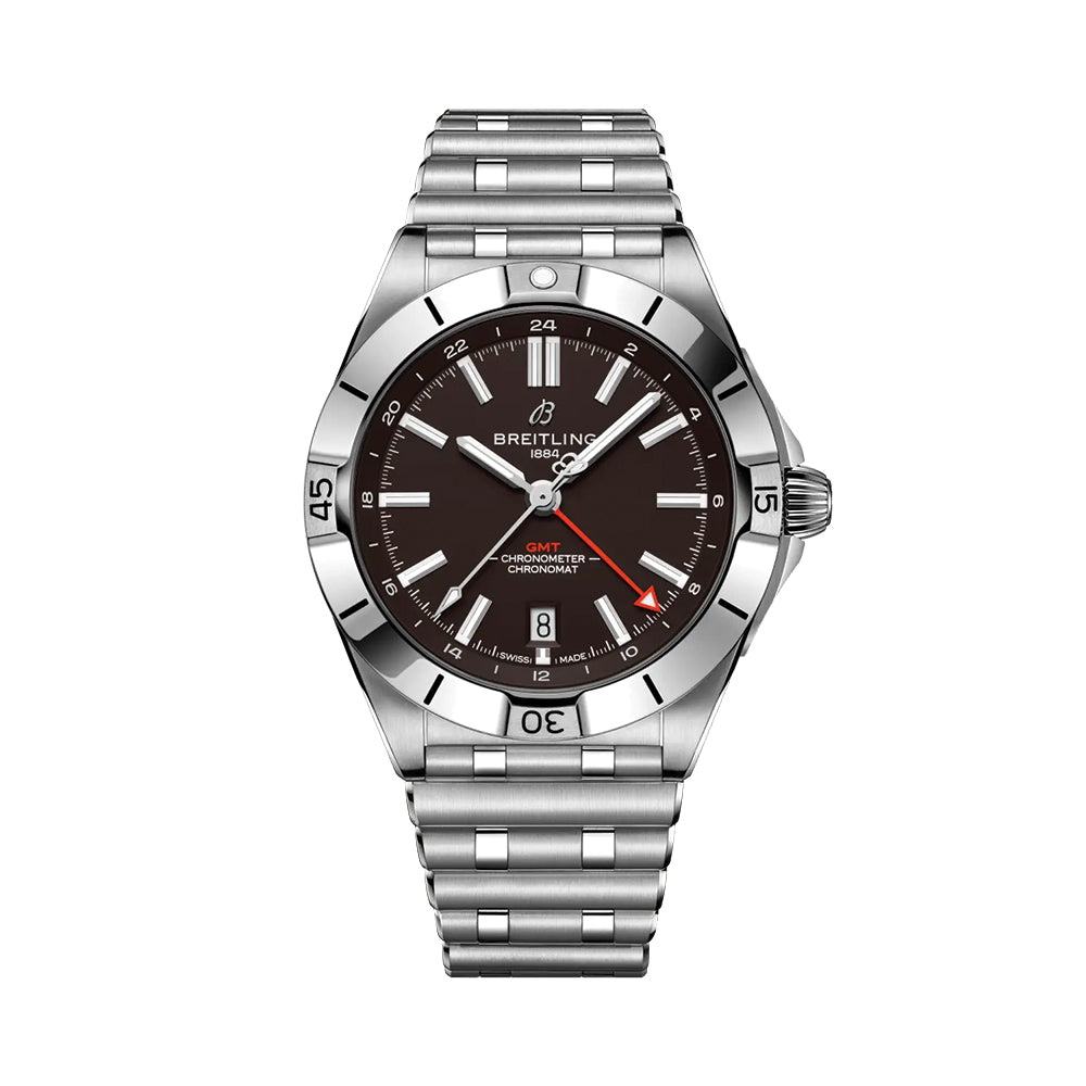 Chronomat GMT Browns Limited NFL Edition 40mm - Brown on Bracelet