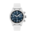 Pilot's Watch Chronograph Le Petit Prince Ceramic 41mm - Blue on Rubber Strap