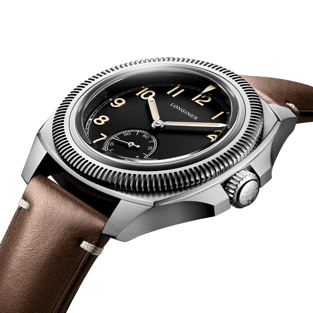 Pilot Majetek 43mm - Black on Leather Strap