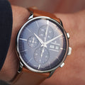 Meister Chronoscope 40.7mm - Blue on Leather Strap