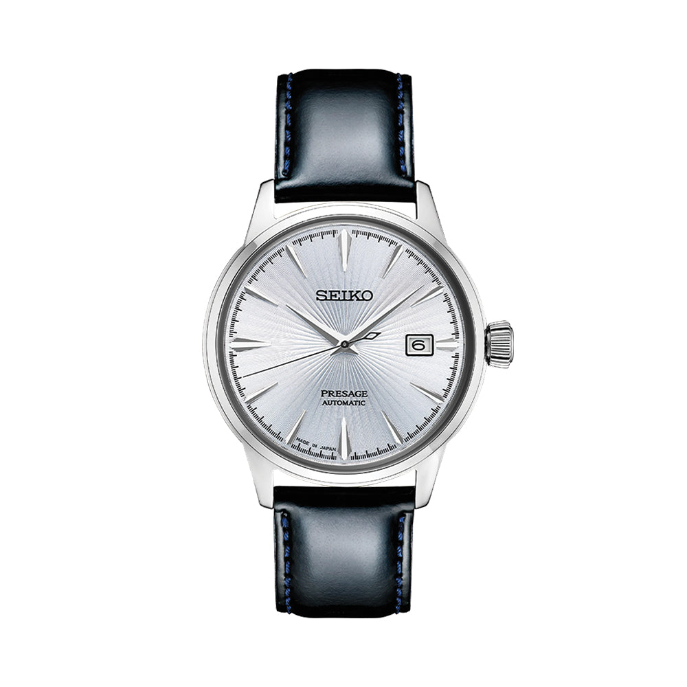 SRPB43 Presage Cocktail Time 40.5mm - Blue on Leather Strap